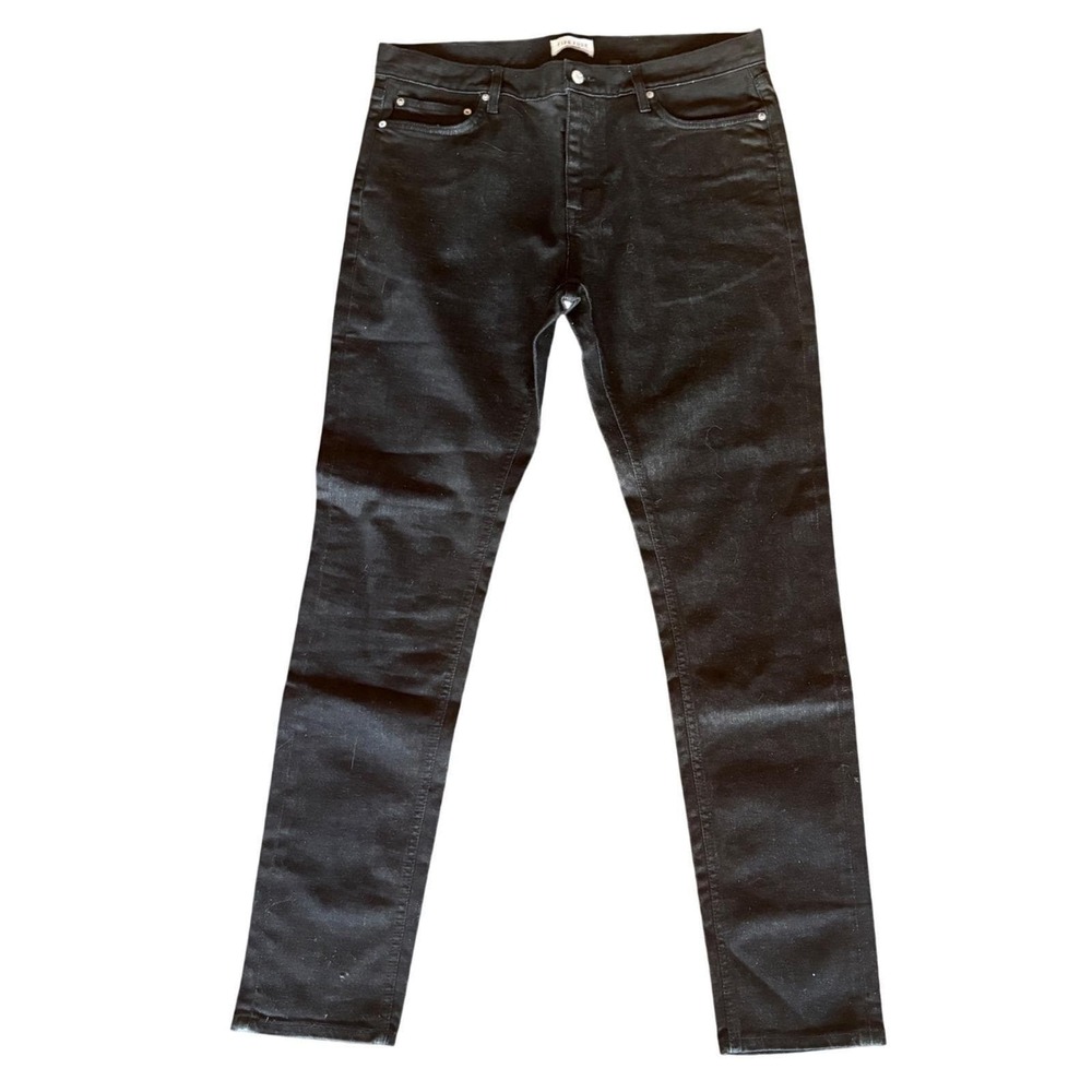 NWOT Five Four Newington Slim Fit Black Jeans Wmns Sz 36x31 Stretch Denim‎ Pants